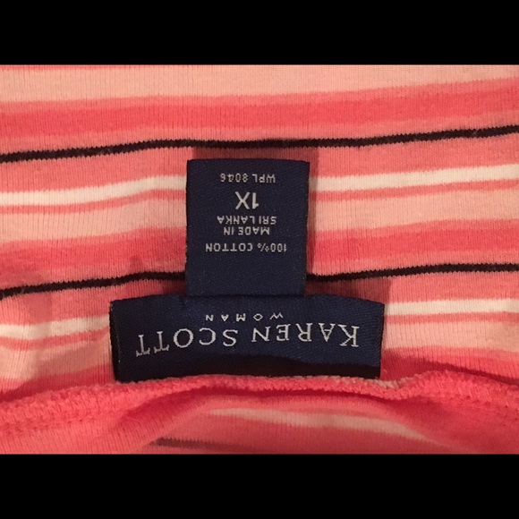 Striped shirt with pink, white and black stripes - Picture 2 of 2